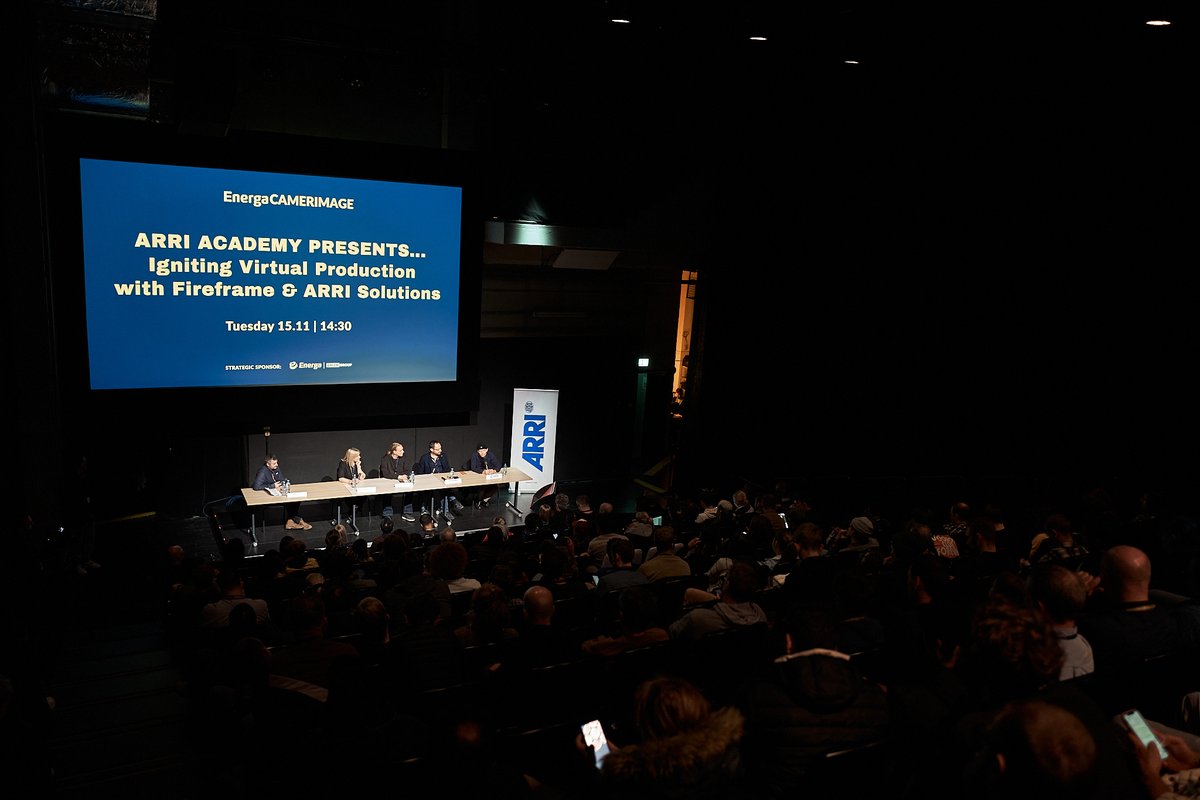 ARRIChannel's tweet photo. Again at Camerimage Festival 2022, ARRI and the ARRI Academy offered a number of educational events for festival attendees. Thanks to all our guests and partners!
📸: Aleksander Urbański
#ARRIatcamerimage #arri #arriacademy #camerimage #camerimage2022 #ARRISolutions #Fireframe https://t.co/HND1AxKDi5
