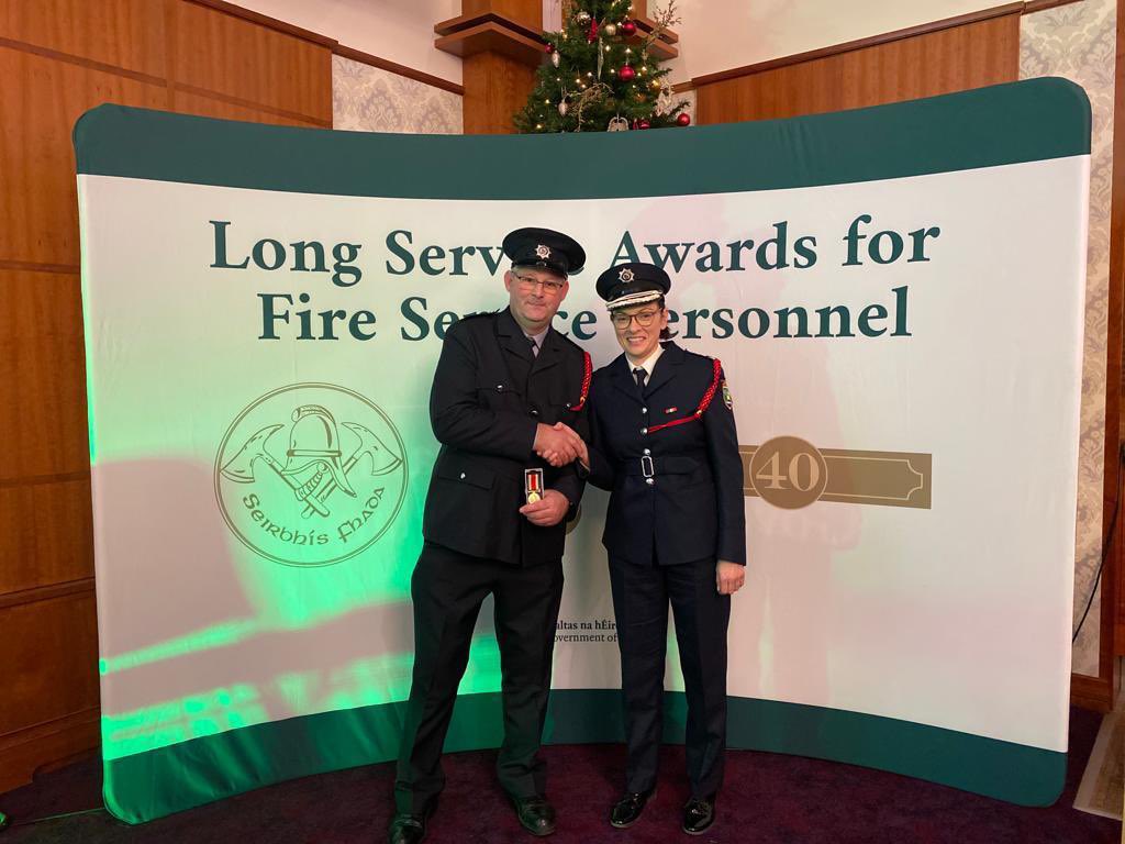 Congratulations to all <a href="/MCCFireService/">Meath County Council Fire & Rescue Service</a> fire-fighters, Driver Mechanics, Sub Officers and Station Officers who received their Long Service Awards yesterday in Trim.. 

13 staff received 20 year medals and 3  staff received 30 year medals <a href="/meathcoco/">Meath County Council</a>