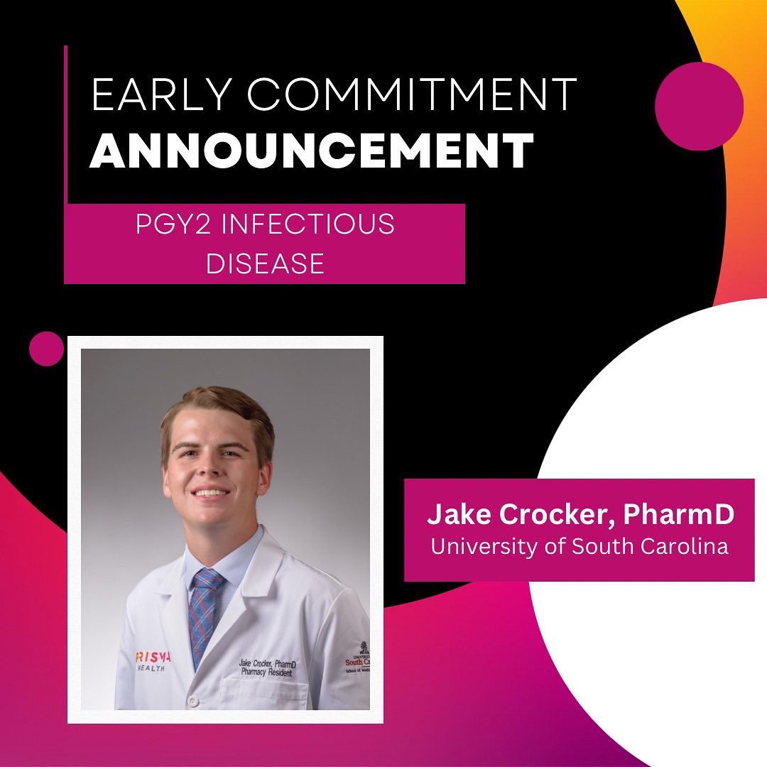 PHUofSCPharmRes's tweet photo. Congratulations to several of our PGY1 residents who early committed 🎉 We are SO excited they will be sticking around for another year ⭐️ https://t.co/nd9ar2i9HD