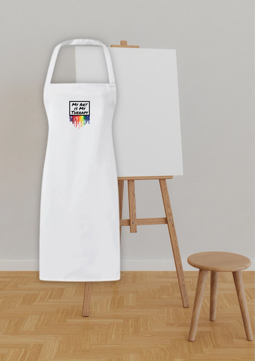 Inside_my_art's tweet photo. My Art Is My Therapy Artists Apron:

Every artist needs a good apron to keep their clothes clean! 

Our 'My Art Is My Therapy' will do just that!

https://t.co/w7SnsrF93A https://t.co/O8oocYQ7xx