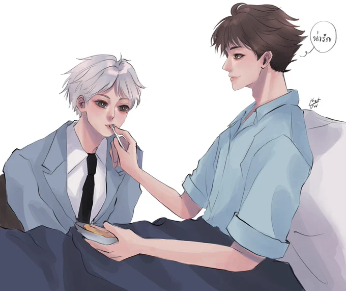 ความน่ารักของเธอคือยาใจอะเนอะ #及菅 #โออิสึกะ #oisuga 