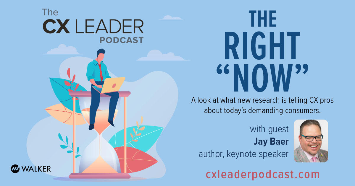 Speed has always been an important factor in CX. But is it possible to be too fast? The trick is to find the right “now”. I joined Steve Walker on the CX leader podcast to talk all about CX & how to find the right “now” in your business. Give it a listen! cxleaderpodcast.com/the-right-now/