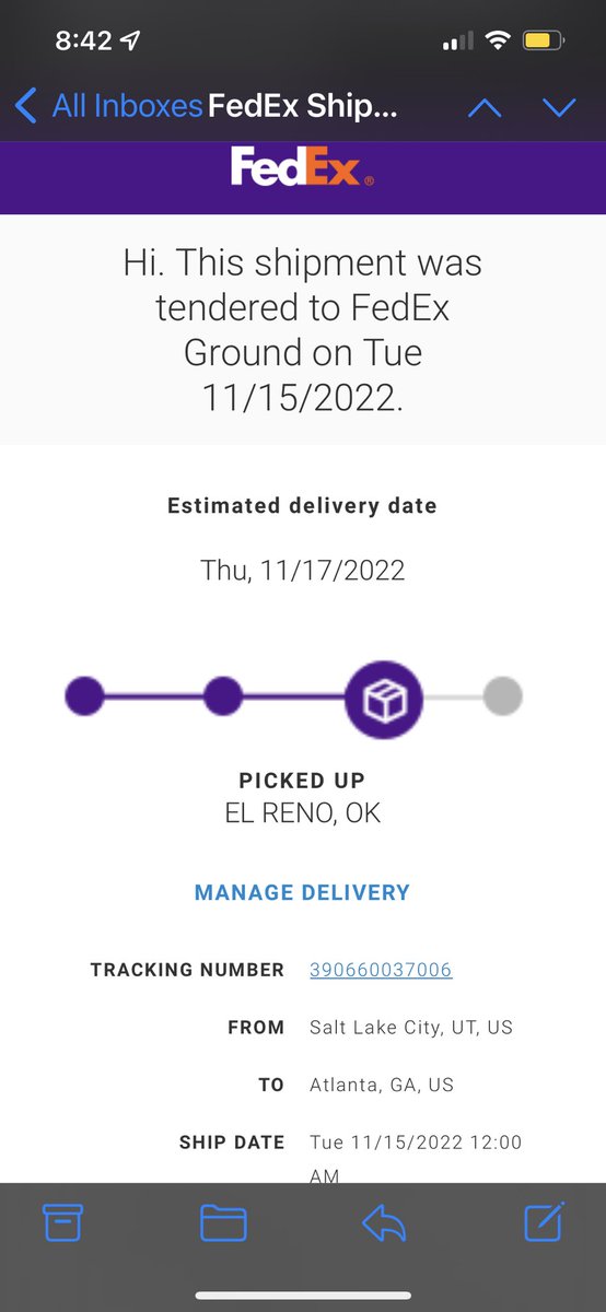 wspmphsgal's tweet photo. Hey @FedExHelp: what gives? This is the second time in as many months that this has happened. Your customer service line is absolutely no help &amp; prob understaffed. The audacity to “update to on-time” after a package is delayed 5 days… How embarrassing https://t.co/9unwGdYn92