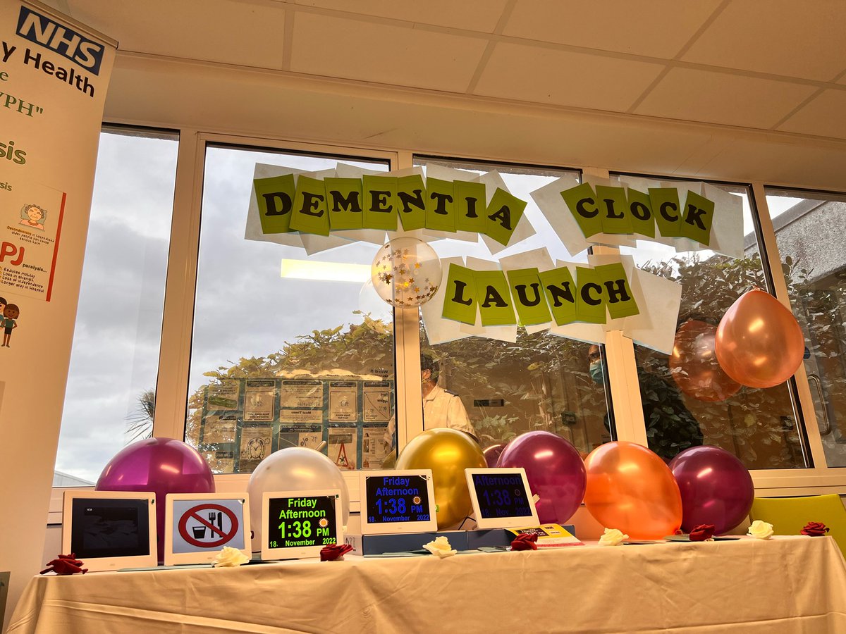 Personalised Dementia Clock Launch. Come one, come all ♥️
