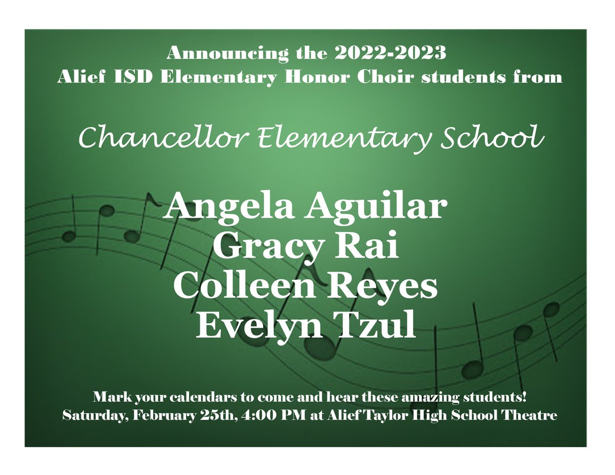 MusicChancellor's tweet photo. We are so proud of these fourth graders for their hard work, and we are looking forward to hearing them at the concert in February! https://t.co/Y0gsBrSDgZ