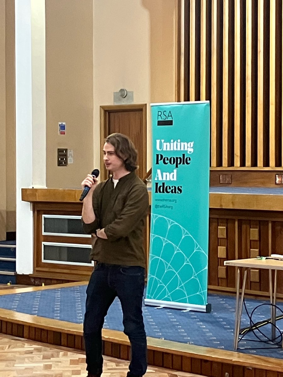 theRSANorth's tweet photo. It’s @CharlieThorney at #NorthernForum talking out @OurZeroSelby!!! https://t.co/MREkrzdtGZ