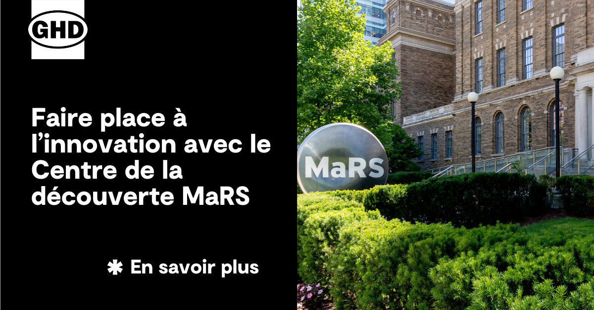 Nous nous sommes associés au Centre de la découverte MaRS, le plus grand carrefour urbain de l’innovation en Amérique du Nord. Grâce à ce programme, nous aiderons à décarboniser le secteur de l’énergie. 

En savoir plus : bit.ly/3Od9llG