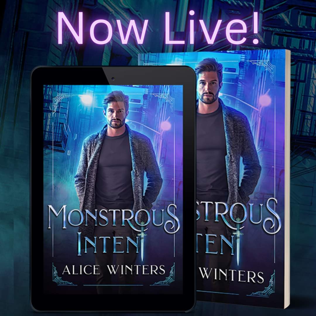 AliceWinters25's tweet photo. Monstrous Intent is now available!

Check it out if you enjoy:
🗡A grumpy ex-hunter who mistakenly thinks a “normal” life would be better
🗡A sunshiny—and little chaotic—monster
🗡Plenty of chaos, humor, and mayhem
🗡Romance between two unlikely people
 https://t.co/BMZ15UZNBe https://t.co/DCptdplV6P