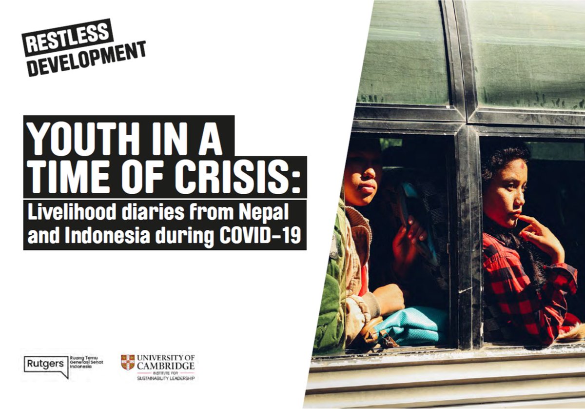 kindlemix's tweet photo. This @restlessdev research is based on diaries kept by disadvantaged young people in Indonesia and Nepal during the pandemic. @gretahughson and @kroncoroni did a lot of work on this report so it's great to see it out in the wild. https://t.co/E2uQHNnmig https://t.co/RQttj1eBfQ