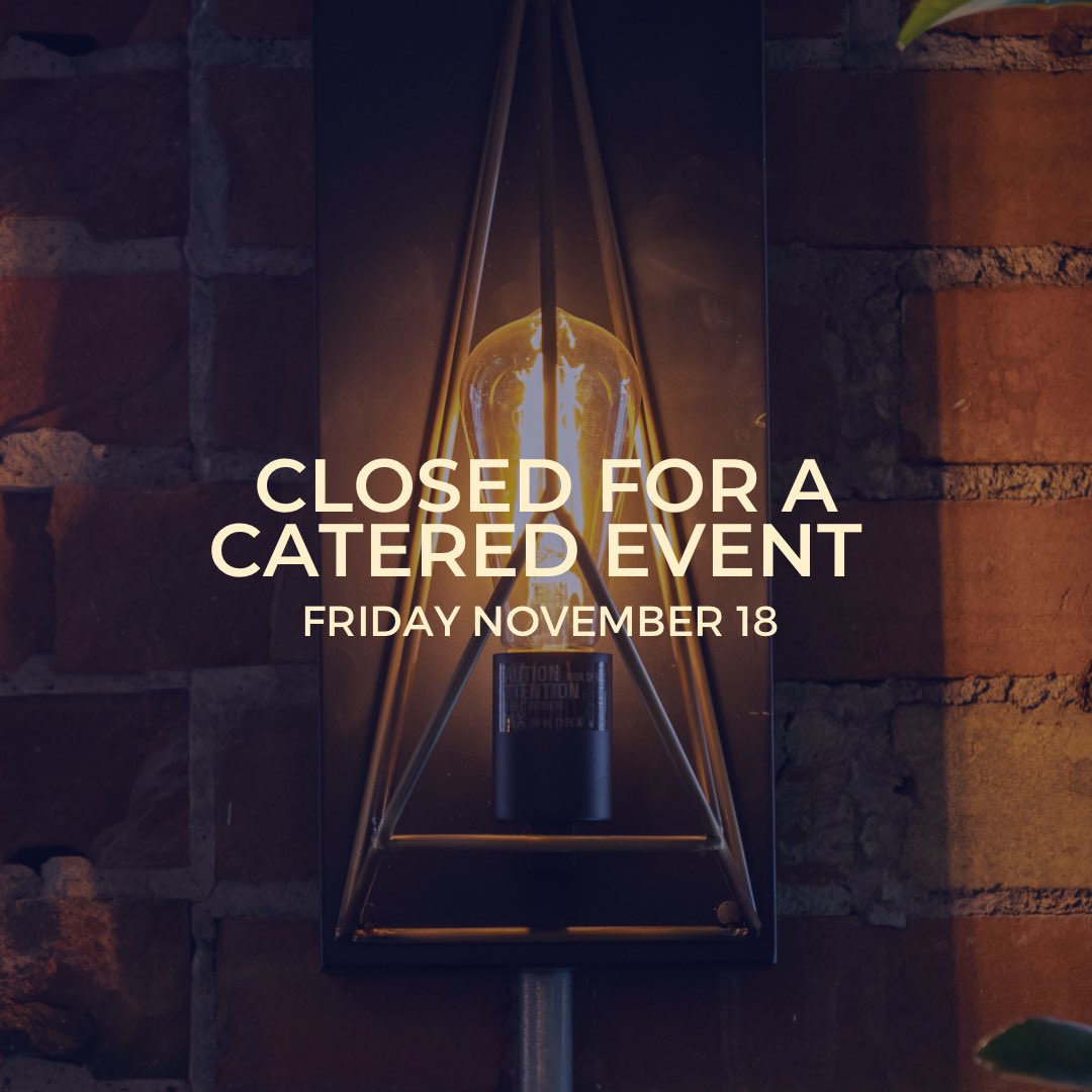 Please note we will be closed this evening to cater an offsite event. We look forward to welcoming you tomorrow or Sunday! 

Looking for a uniquely delicious holiday gathering? Book your party of 6–20 people at exploretock.com/dispatch.