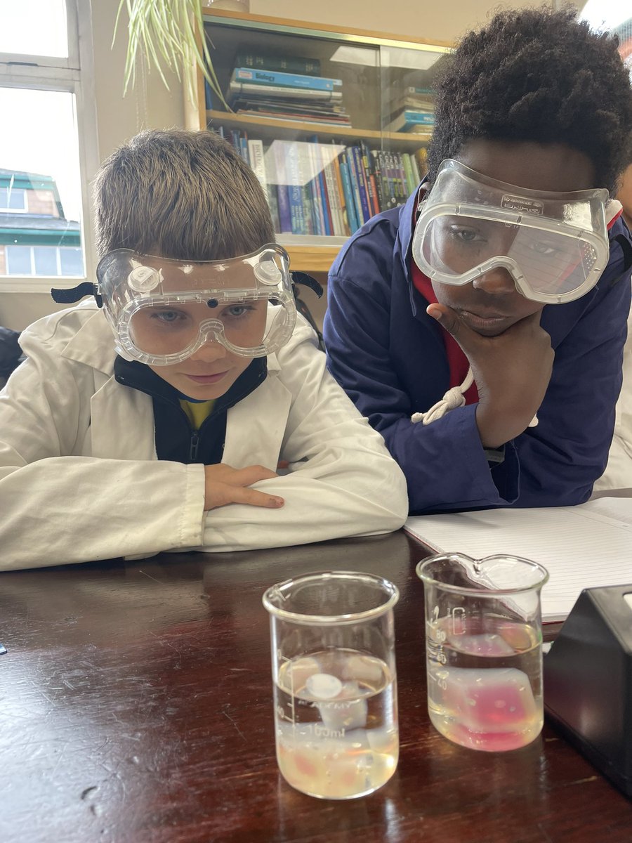 DerbyScientists's tweet photo. βThis is taking forever!β say #DerbyYear7, who are using their Maths skills and enquiry skills to investigate the effect of surface area on the rate of diffusion. #DerbyBiology #DerbyLearning https://t.co/A3GikjvW5R
