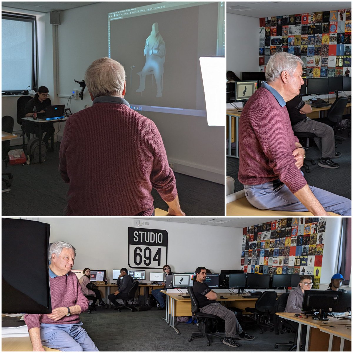 Digital life drawing on BA Games Art with life model Nic Walsh. Join our course: wcg.ac.uk/course/info/23…
#digitalart #lifedrawing #gamesart