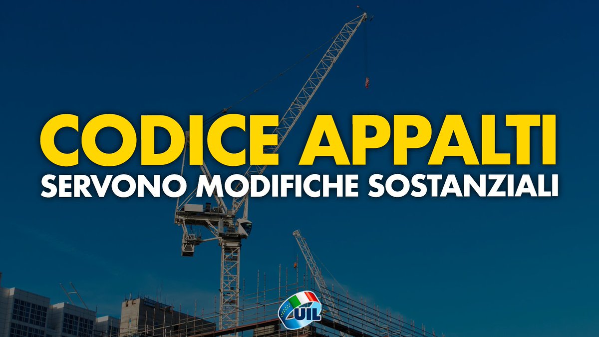 UILofficial's tweet photo. Servono correttivi sostanziali al codice degli appalti se vogliamo puntare allo sviluppo del Paese, nel rispetto dei diritti e della legalità. Siamo disposti a fare la nostra parte. Aspettiamo convocazione.
(Tiziana Bocchi, Segretaria Confederale UIL)
👉 https://t.co/Ng3mLoCLDa https://t.co/sDCTG5H4fW