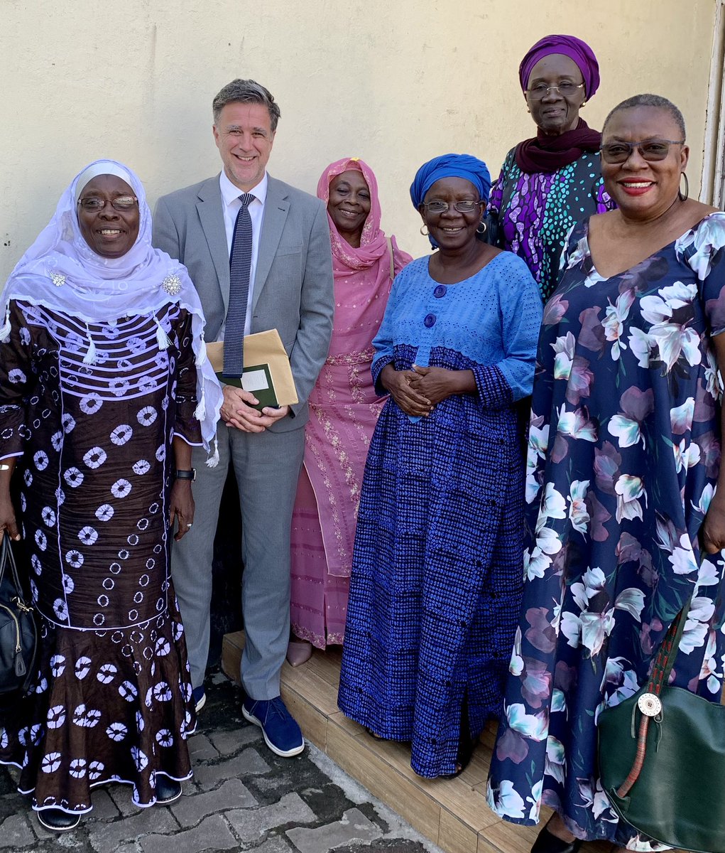 Very happy to meet the Eminent Women Peace Mediators in Freetown discussing the role of Women Situation Rooms - promoting women and youth to prevent and mitigate vilolence - before, during and after elections. <a href="/AfricaSweMFA/">Africa Swedish MFA</a> <a href="/SwedeninLiberia/">Embassy of Sweden in Liberia</a>