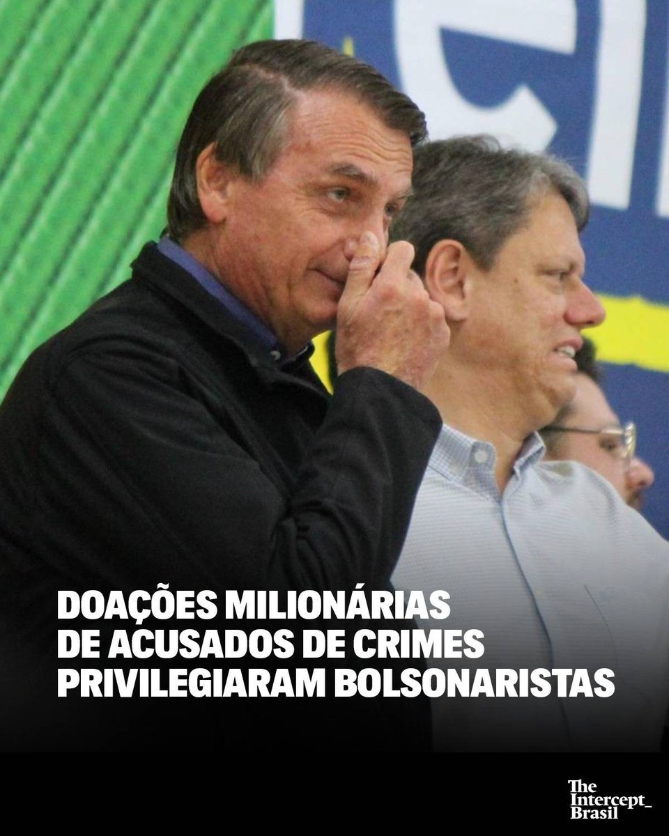 Nestas eleições, doações privadas chegaram a quase R$ 1 bilhão. Entre os 60 maiores doadores – que desembolsaram mais de R$ 1 milhão cada – há currículos para todo o gosto. Acusados de trabalho escravo, corrupção, crimes ambientais e eleitorais.
theintercept.com/2022/11/18/can…