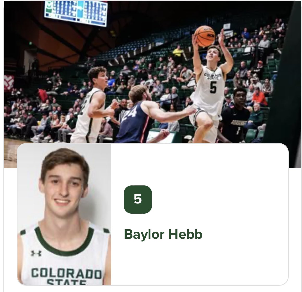 3dHoopsAcademy's tweet photo. Former 3dEMPIRE teammates @BaylorHebb &amp; @CharlesBigFlow play against each other today on ESPN2 📺 4:00pm CST @debbieantonelli @ESPNCharleston 
#3dEMPIRE #FEASTWEEK https://t.co/NgA3GC5KTG