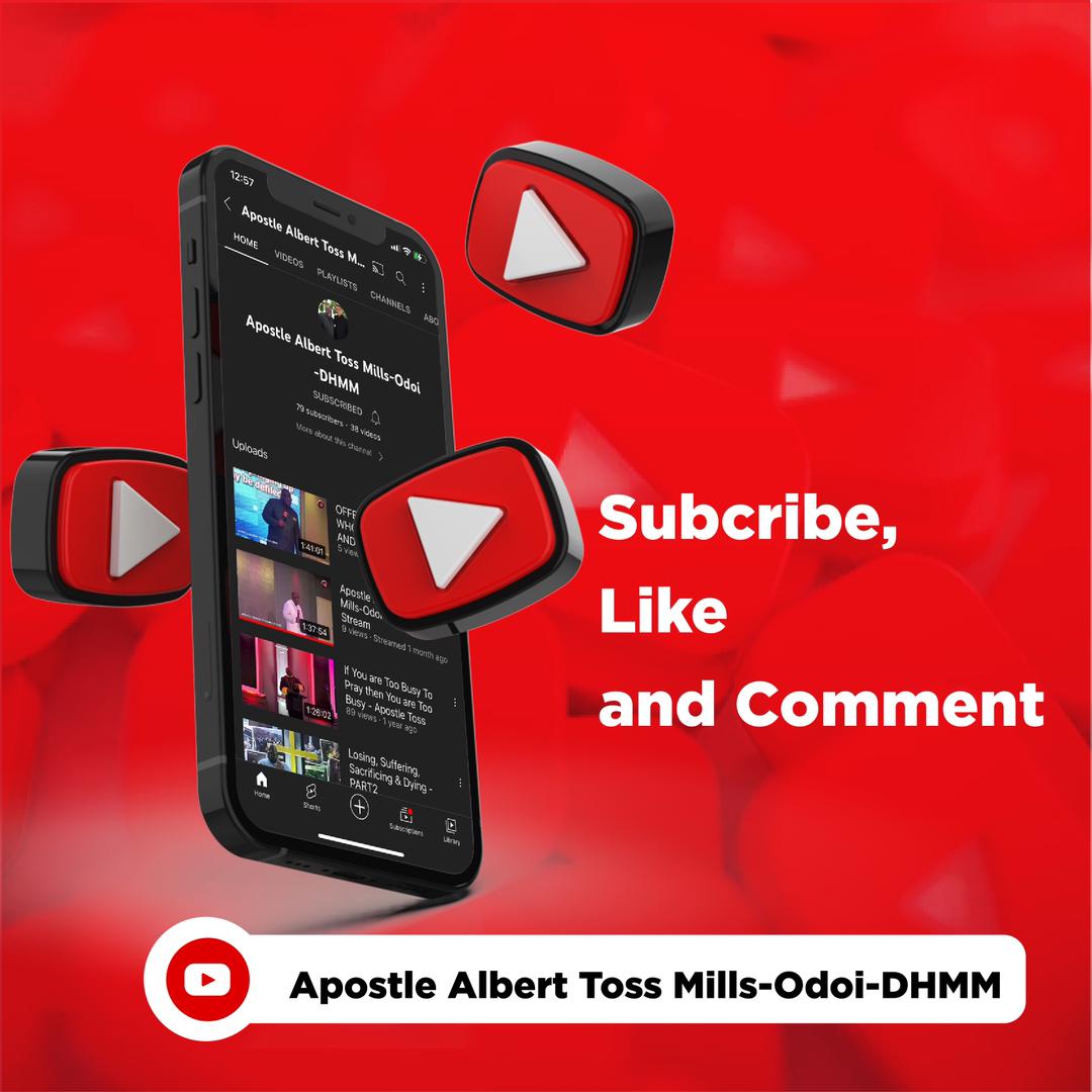 Hello Family, kindly SUBSCRIBE to my YouTube channel with this link bit.ly/3tH7ooj. God bless you.