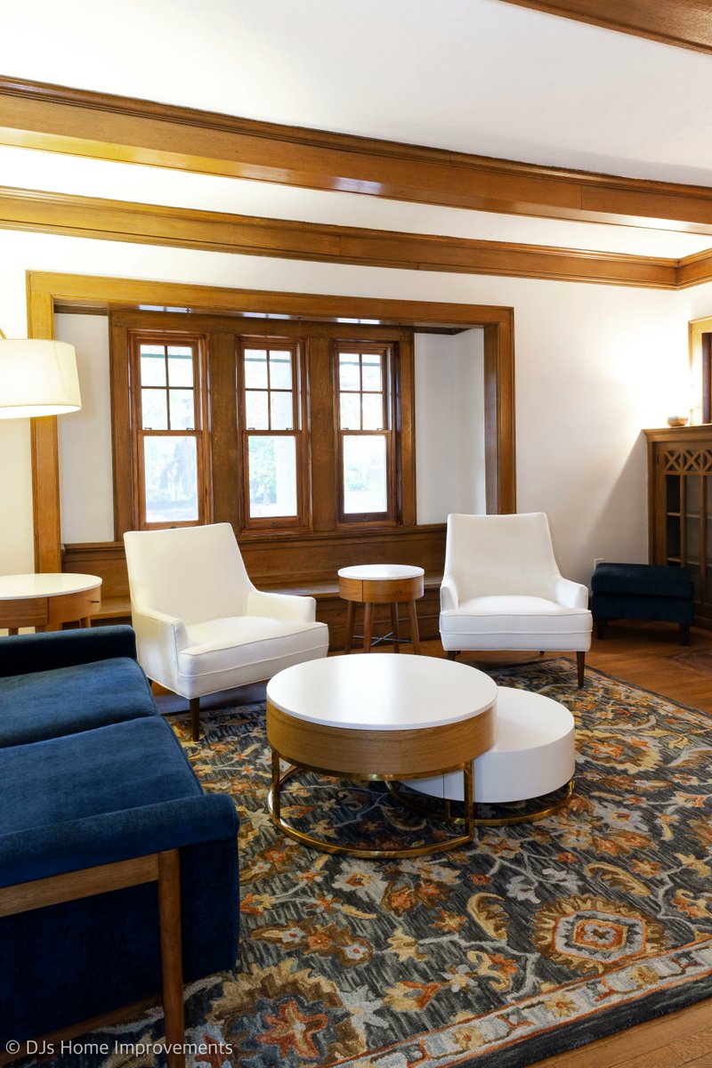 Another look at some of the trim elements of this restored living room.