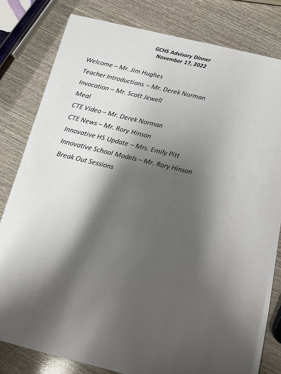 Thanks to <a href="/gcssdcte/">GCSSDCTE</a> for inviting <a href="/TysonFoods/">Tyson Foods</a> Humboldt to their Advisory Dinner last night! It was a pleasure to be there. There’s some great things going on in our school systems in Gibson County! #CTE #Gibco