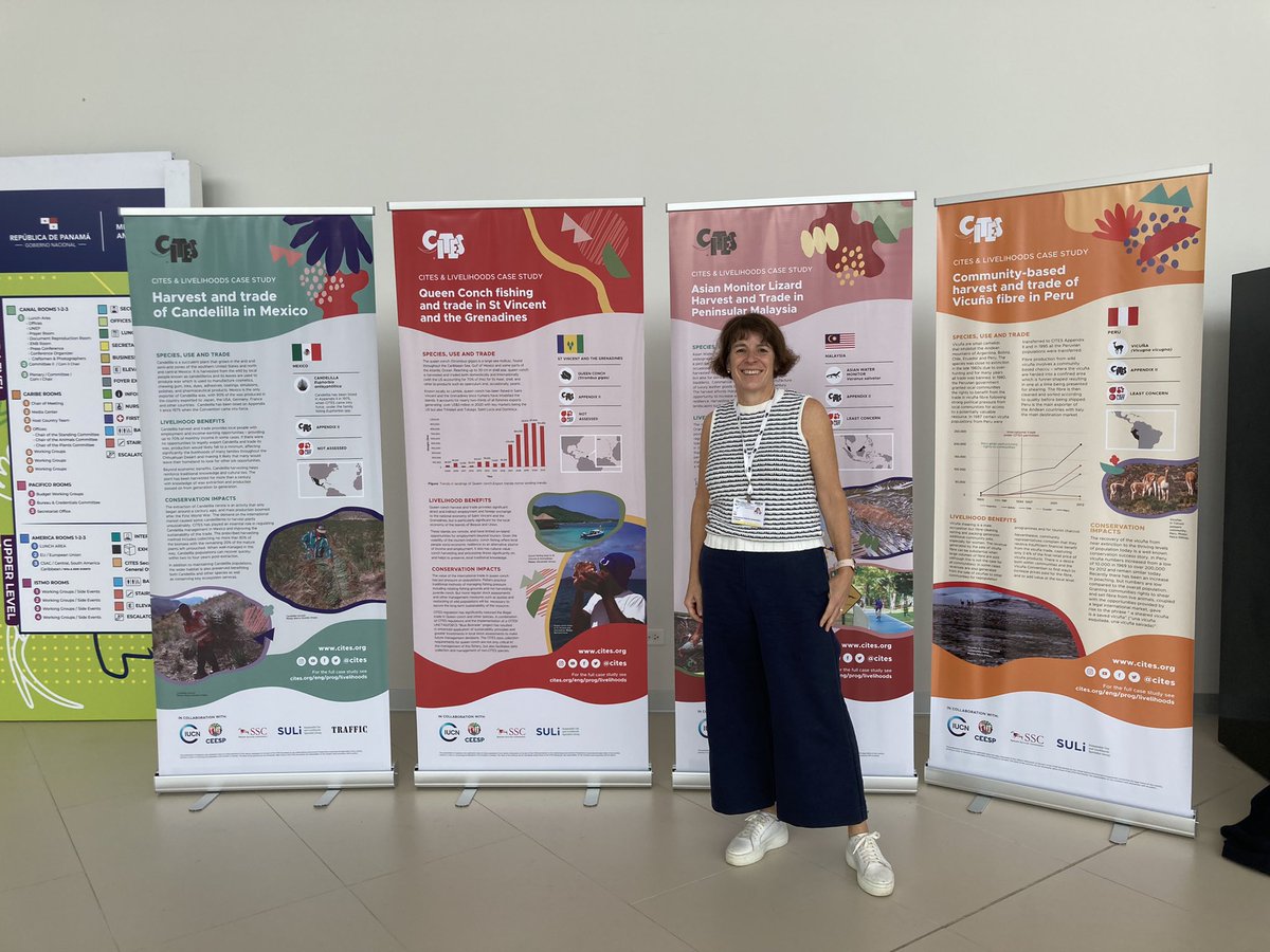 dilysroe's tweet photo. We will be talking about the contributions of trade in CITES species to conservation and livelihoods here at #CoP19. Case studies from around the world to be presented at the @CITES @IUCNSULi lunchtime     side event https://t.co/fUXVtXFjvy