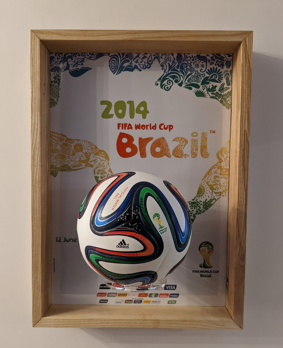 FIFA World Cup 2014 Brazuca Adidas Mini Ball Brasil Size 1 With Box Used