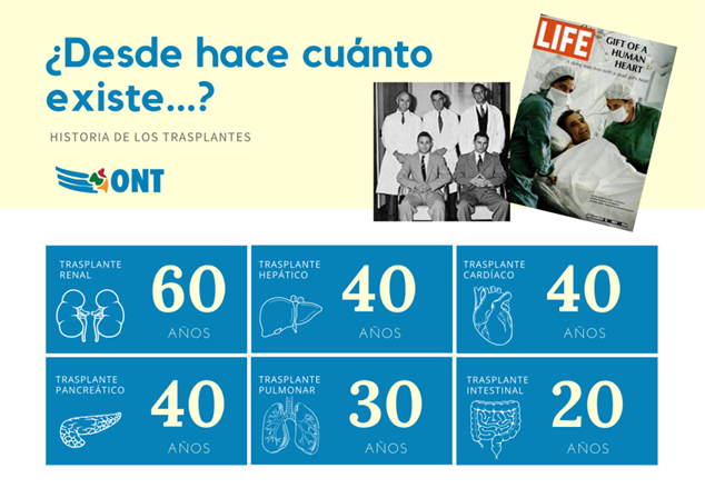 🧐Aunque en #España sea un procedimiento consolidado, la realidad es que el #trasplante como tratamiento ante ciertas insuficiencias es relativamente joven. 
👉En nuestro país, se realizaron los primeros #trasplantes renales con éxito en los años 60 y el de intestino, en 1999