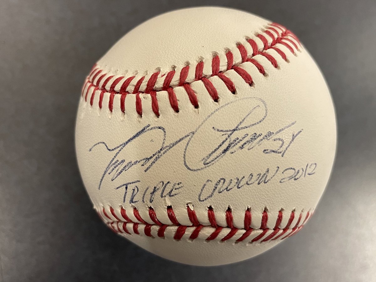 Detroit Tigers Authentics (@detauthentics) on Twitter photo #Giveaway - RT & FOLLOW <a href="/DETAuthentics/">Detroit Tigers Authentics</a> for a chance to win:
Miguel Cabrera Autographed Baseball with Triple Crown 2012 Inscription
One winner will be picked at random and notified by DM on 11/20/22.
Check out our new auction ⤵️
tigers.auctions.mlb.com/iSynApp/allAuc… #Giveaway - RT & FOLLOW <a href="/DETAuthentics/">Detroit Tigers Authentics</a> for a chance to win:
Miguel Cabrera Autographed Baseball with Triple Crown 2012 Inscription
One winner will be picked at random and notified by DM on 11/20/22.
Check out our new auction ⤵️
tigers.auctions.mlb.com/iSynApp/allAuc…