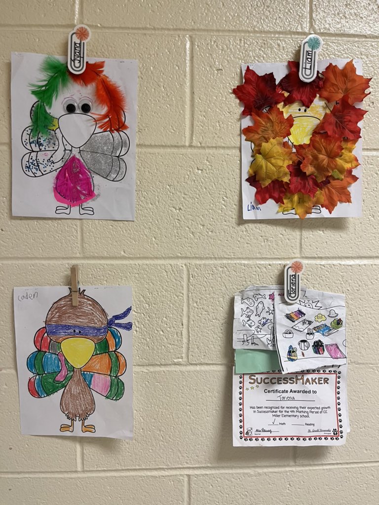 dawn_garlow's tweet photo. Second grade Turkeys in Disguise… so cute! 😁❤️ @EEMillerElem https://t.co/yHbvJsO1xr