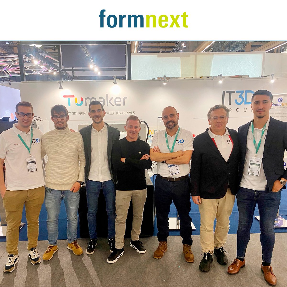 It3dgroup's tweet photo. #Formnext completado con éxito ✅
De parte de todo el equipo de IT3D Group y Tumaker solo tenemos palabras de agradecimiento hacia todos los visitantes. Seguimos creciendo juntos.
https://t.co/QYNlJdiDyO
Nos vemos en la próxima.
#Formnext2022 #IT3DGroup #Tuamaker #3D https://t.co/E0leldsF6I