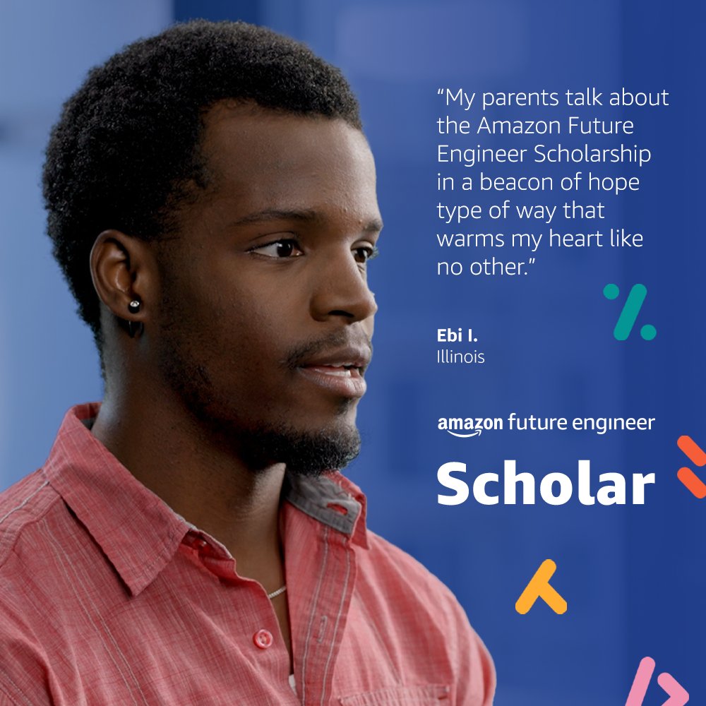 The Amazon Future Engineer Scholarship provides $40,000 and a paid engineering internship at <a href="/Amazon/">Amazon</a>. Applications are due by January 20 — encourage a high school senior you know to apply! fal.cn/3tIzC