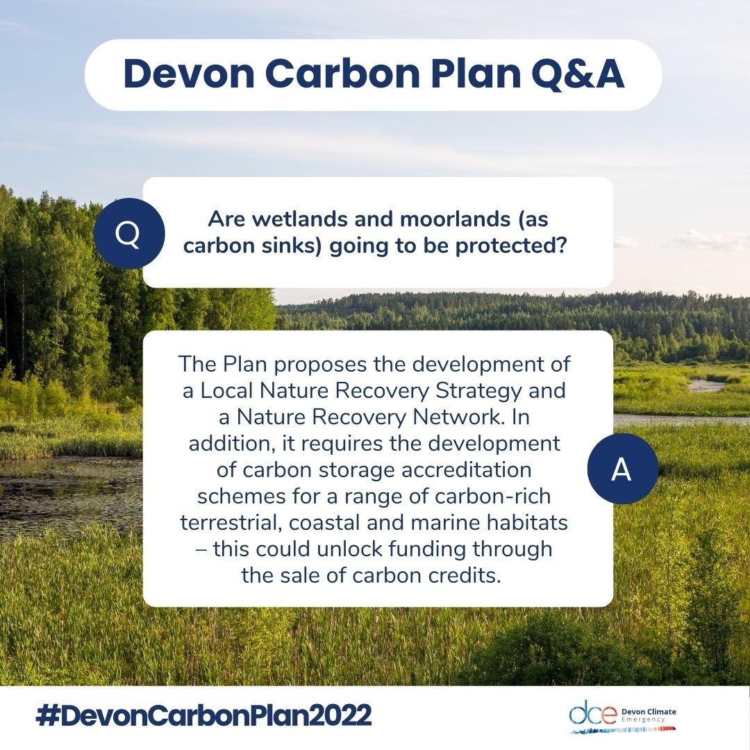 devonclimate's tweet image. 🌱 #DevonCarbonPlan2022 Q&amp;amp;A 🌱 

The Devon Carbon Plan - the roadmap for how Devon will reach net-zero emissions by 2050 (at the latest) - was published on our website in September.

Read the Plan here:

soc.devon.cc/DevonCarbonPla…

#NetZeroDevon #Wetlands #Moorlands @DevonLNP