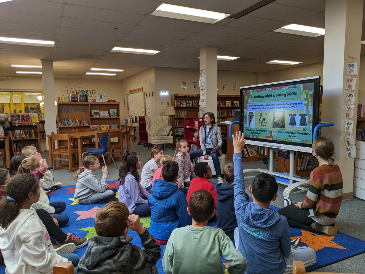 Thanks to Ms. Ferree for sharing about our school's upcoming Heritage Night. We can't wait! <a href="/Innovation_APS/">Innovation Elementary</a>