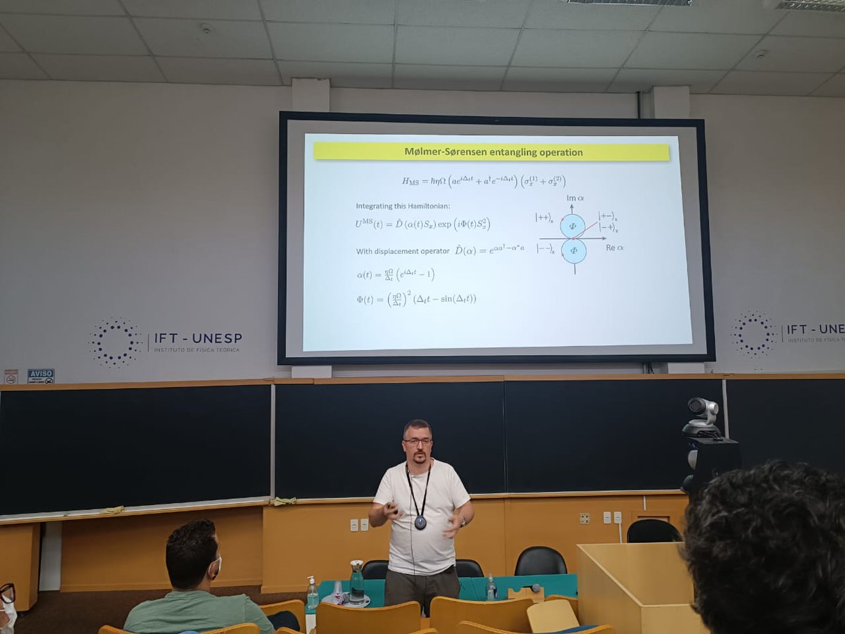 softbutterflyio's tweet photo. School on Quantum Computation
ICTP-SAIFR, São Paulo, Brazil

Nuestro CEO fundador Martin Vuelta, se encuentra siendo parte del gran evento de la Escuela de Computación Cúantica en Brazil. 😃👏👏👏

#computacioncuantica #quantumcomputer #tecnologia #softbutterfly #desarrollo https://t.co/mcmFVFkySN