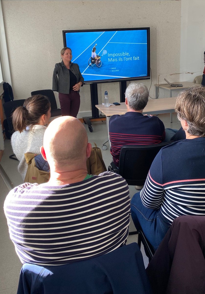 enedis_bretagne's tweet image. "Quand le mot inclusion n'aura plus de sens, c'est qu'il n'y aura plus d'exclusion"
@LudivineMunos, ancienne championne paralympique de natation, est venue aujourd'hui à la rencontre des salariés d'@enedis #bretagne pour parler #handicap♿et #inclusion #SEEPH22
