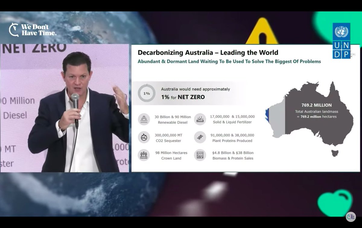 DefugoTech's tweet photo. Australia doesn’t have just the opportunity to decarbonize but lead the world. There are 98 million hectares of Crown Land that owns by the government and doesn’t have agricultural use. This land would help decarbonize the world on a scale. 
➡ https://t.co/pAuy3sgVUi
#COP27 https://t.co/QXrmVwZLXY
