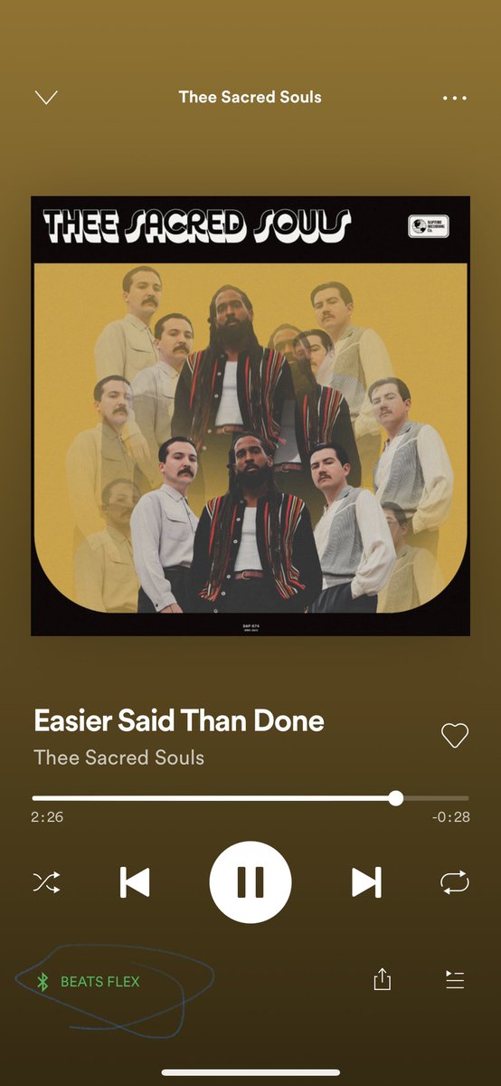 When you’re hardwired on the tube and someone else’s earbuds randomly pop up to connect. I can guarantee you’re not listening to anything better than this today, lady…. 😂😋🤪 #notmybeatsflex <a href="/theesacredsouls/">Thee Sacred Souls</a>