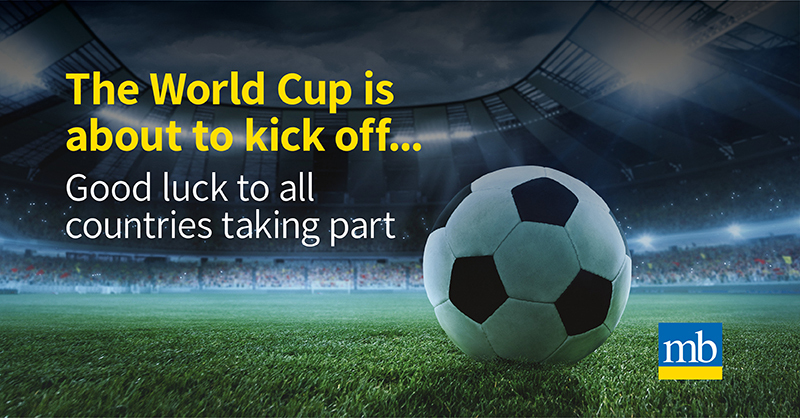 The countdown is on, and we're excited to watch all countries participate in FIFA World Cup 2022.

Good luck to all teams and especially to England and Wales.

#Worldcup2022 #fifaworldcup