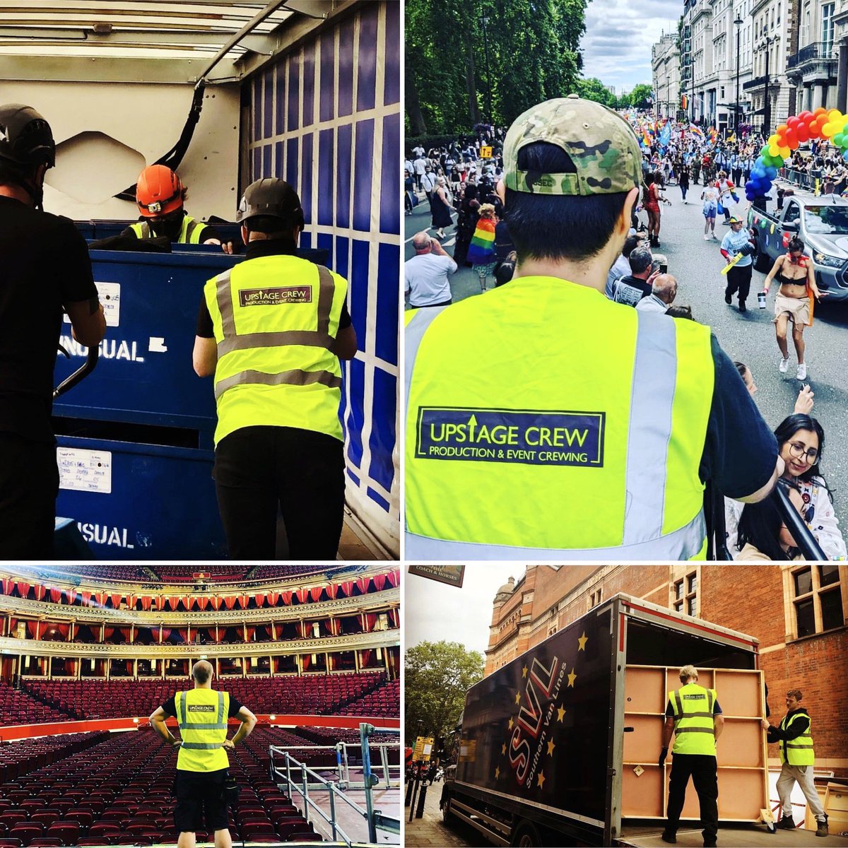 #teamworkmakesthedreamwork over <a href="/Upstage_Crew/">Upstage Crew</a> - we love working with our regular clients as well looking forward to meeting new. 

If you have an event and would like a quote please contact Hello@UpStagecrew.co.uk