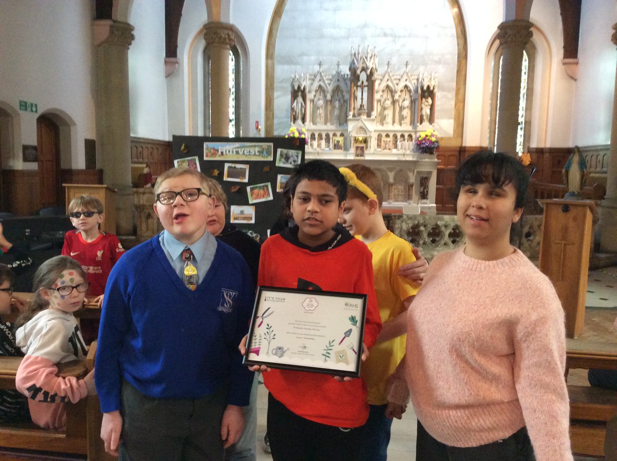 We had our Harvest Festival today at <a href="/StVincentsL12/">St. Vincent's School</a>. Thank you to everyone who has so kindly donated. The students had fun singing along to 'The Harvest Samba'.