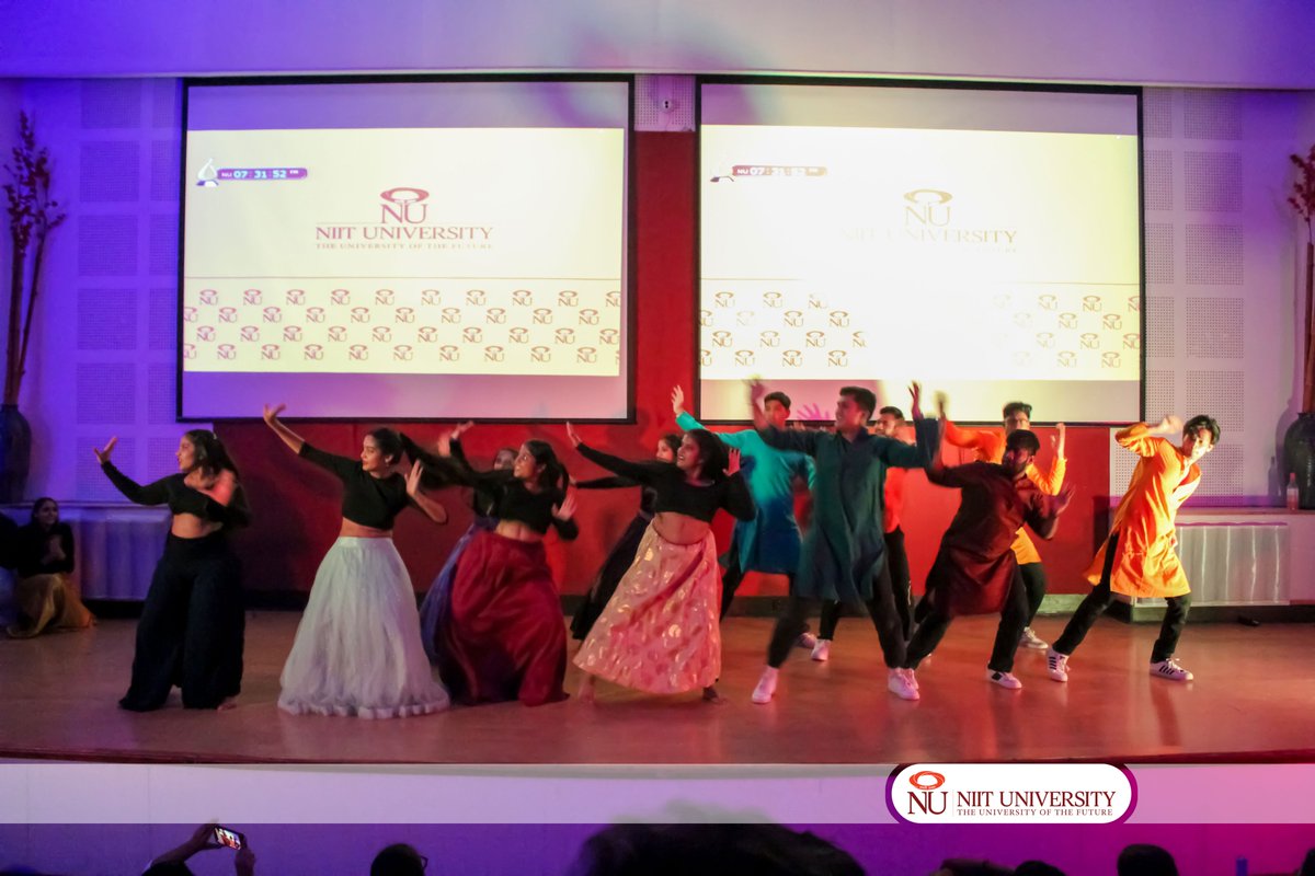 niituniversity's tweet photo. Presenting some dance performances staged at Audacity'22.
Student activity club Impetus NU organized the dance competition on 13th November where student teams faced off to win exciting prizes!
#NIITUniversity #Audacity22 #ImpetusNU #CampusLife #Dance #BeNUton https://t.co/ihH4wuZdH0