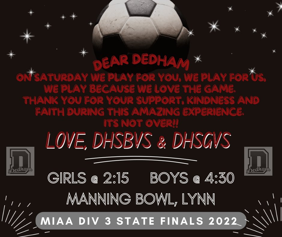 Friends of Dedham Athletics (@fodathletics) on Twitter photo 