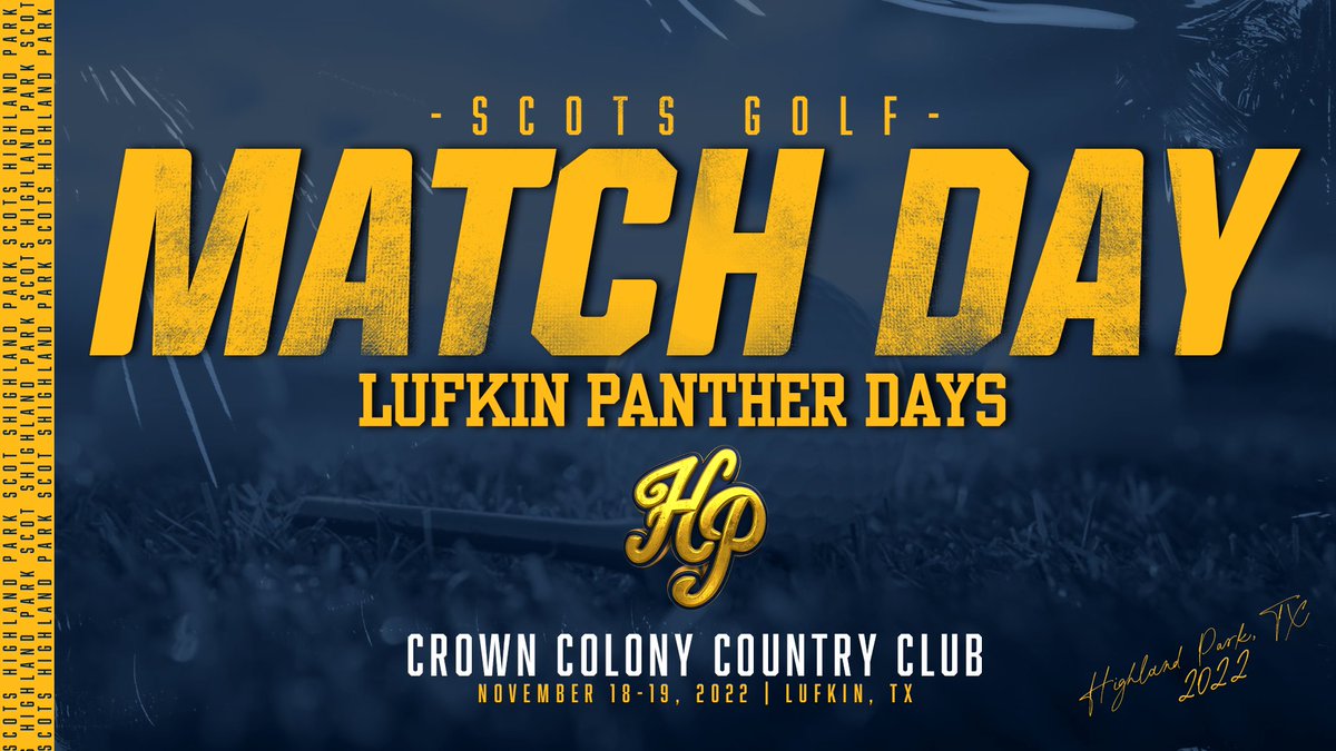 scotsathletics's tweet photo. IT'S MATCH DAY!! Good luck to the Scots Golf team for the next two days as they compete in the Lufkin Panther Days! #HPGolf⛳ @coachrodneywebb https://t.co/DkQwuB4PRL