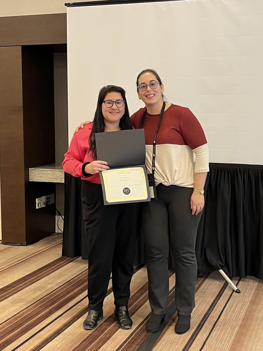 Shoutout to UofSC’s own Albina Laskovtsov on her Graduate Poster DFC Award at #ASC2022 <a href="/UofSC_Crim/">USC Criminology & CJ</a> @laskovtsov @ASCWomenCrime