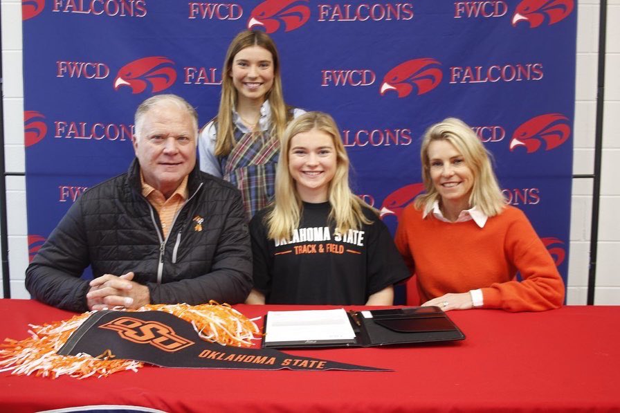 FWCD_Athletics's tweet photo. HUGE congratulations to Sutton Howard ‘23 on signing to continue her track and field career at Oklahoma State University!!

#FWCDAthletics #FWCDFalconsForward https://t.co/Y41PmMTCWL