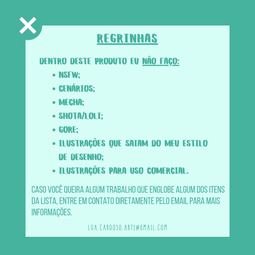 Lua C A - Comissões Abertas (@luadecardos_art) / Posts / X