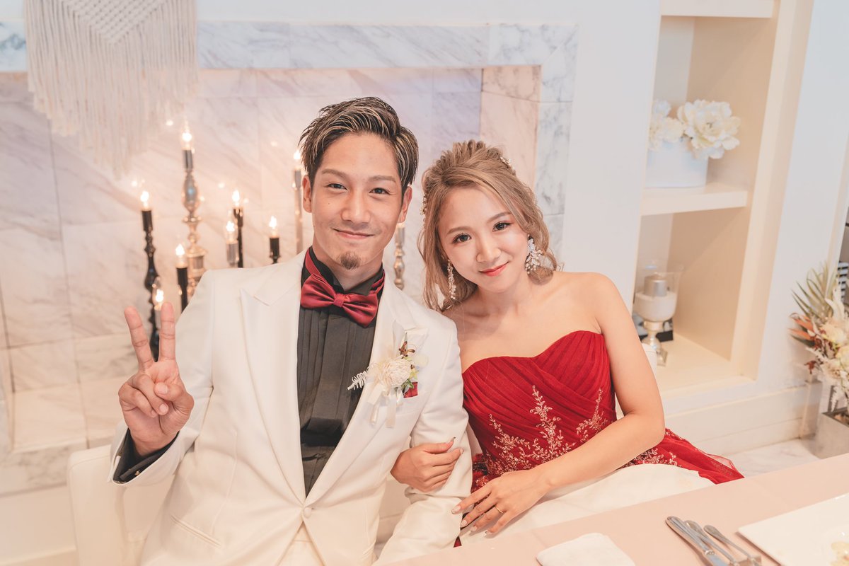 カラードレスこの色にしてよかった🌹