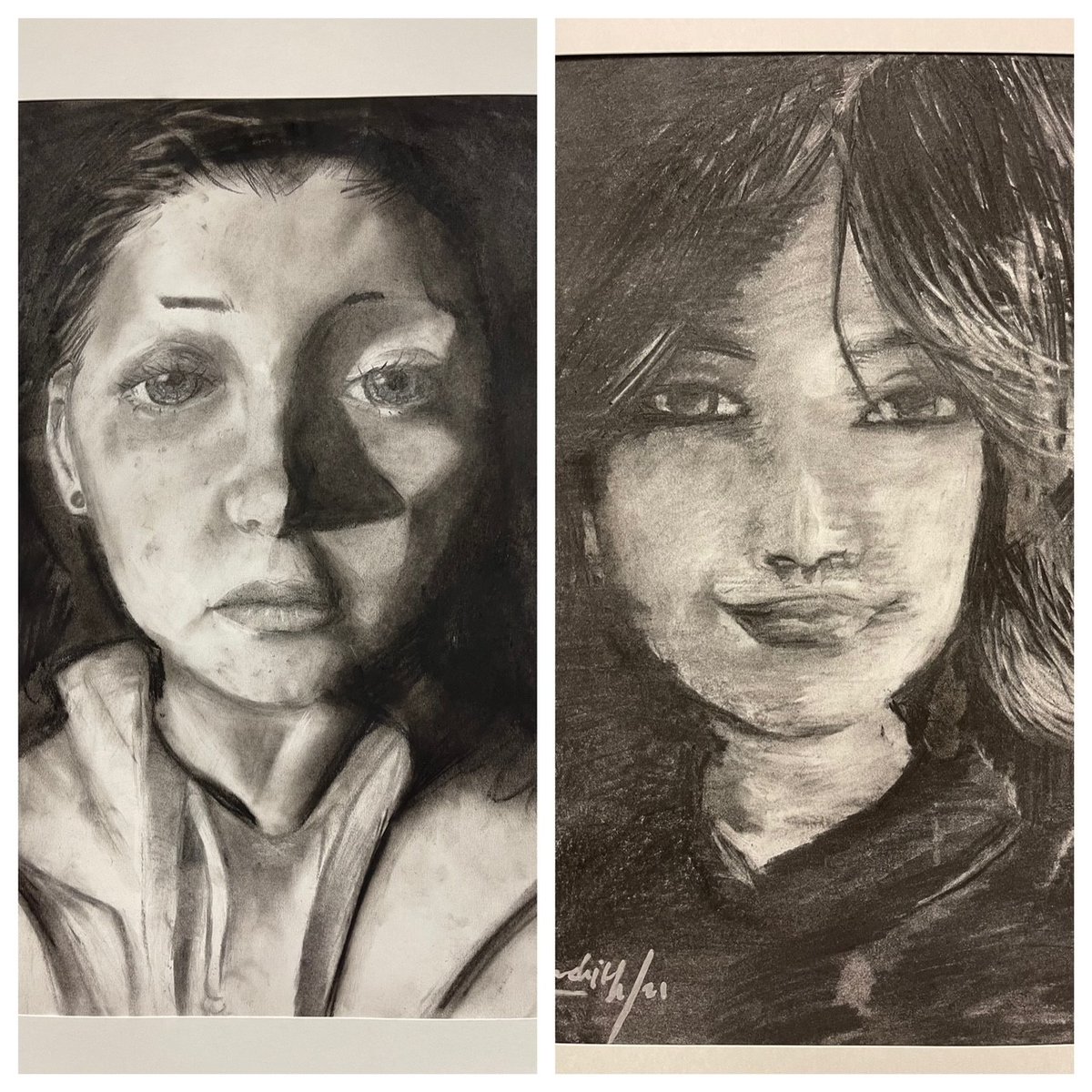 marroyopeterson's tweet photo. My newest art exhibit has been installed! Fingerpaintings and Self Portraits -  I love that I get to look at these beautiful art pieces every day and support these extremely talented Falcons.  #JVhastalent @JJasonDaniel1 https://t.co/b7cinRTIay