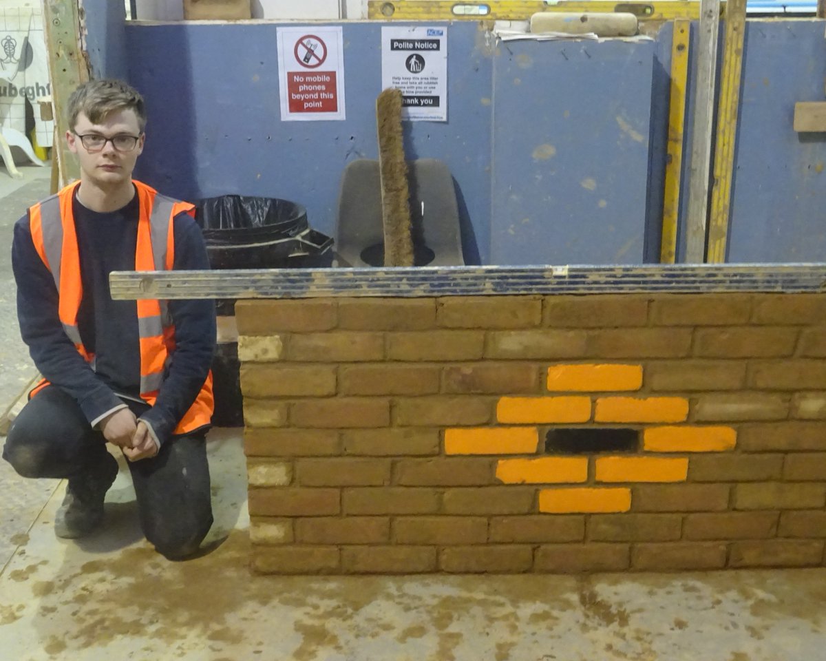 Aceproject1's tweet photo. Our construction students are producing some fantastic work; look at these excellent bricklaying skills on a cavity wall exercise!
#constructionskills #norwichtraining #studyprogramme #multitrades #ACElearning https://t.co/fgMIG1PCtX