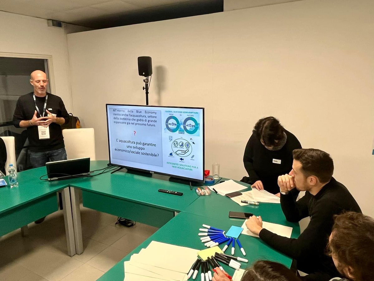 TecheraProject's tweet photo. 📌 ▶️ Techera Project working group 🛗

✅ 3️⃣✅
Session 3 - Aquaculture: management and innovation 🦑🦐🦞🦀🐙🐡🐠🐟🐬

AIE
Alma Mater Studiorum - Università di Bologna
Comune di Ravenna
AMAP Marche
Veneto Agricoltura
OGS
Zadar
Sealogy
Ferrara Expo
Interreg Italy-Croatia Programme https://t.co/UIT0NrKQLt