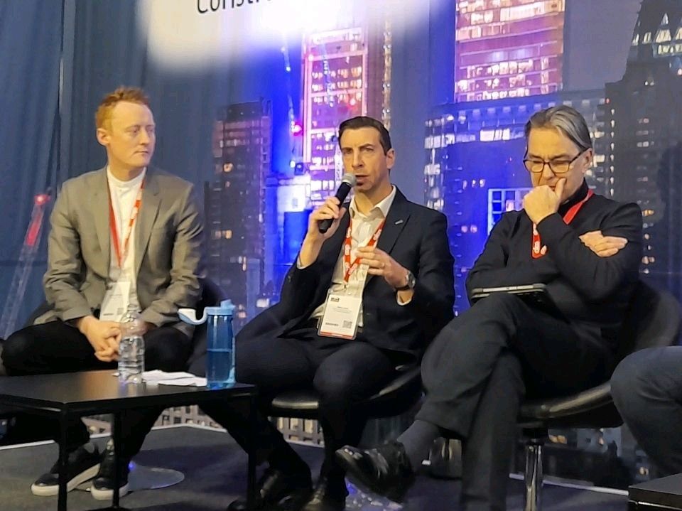 WeAreMcAlpine's tweet photo. Our Head of Digital Construction @leacho81 was on the BIM &amp; Digital Construction stage debating how we unlock opportunities for digital transformation in front of a full house. https://t.co/BLQ52yLihU
